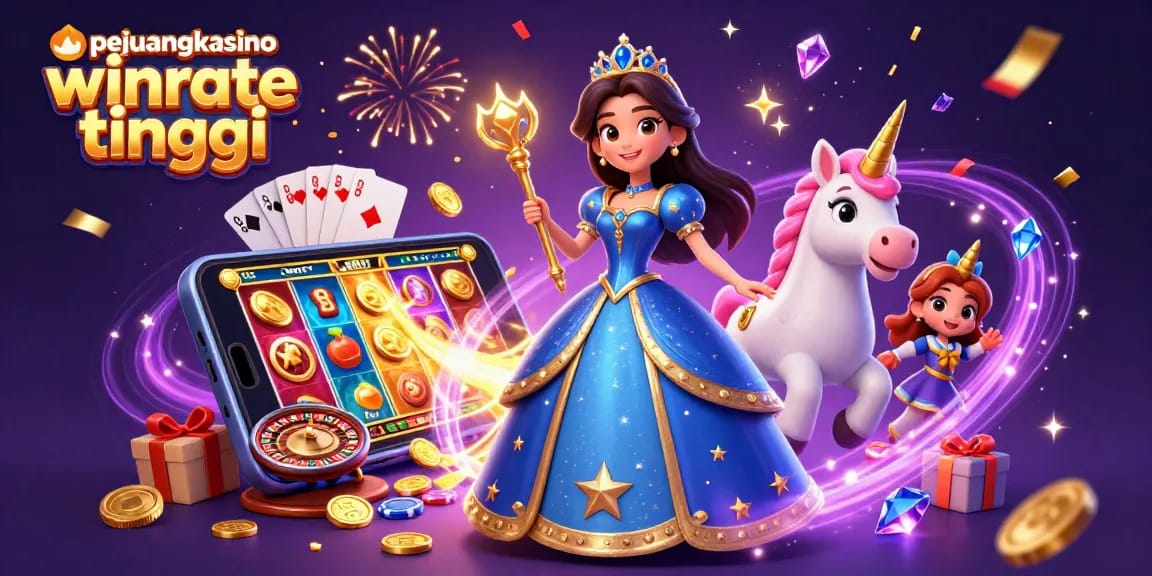 Rasakan sensasi kemenangan dengan pejuangkasino winrate tinggi yang ditampilkan dalam suasana kasino yang hidup ini.