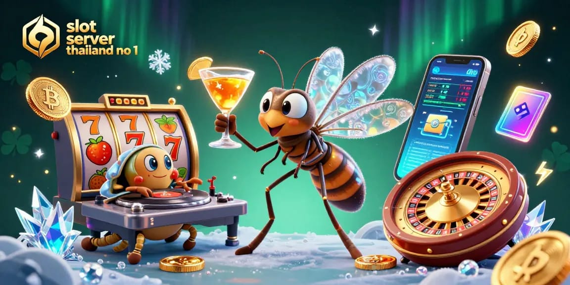 Experience the thrill of the slot server thailand no 1 with an animated casino scene filled with winning elements.