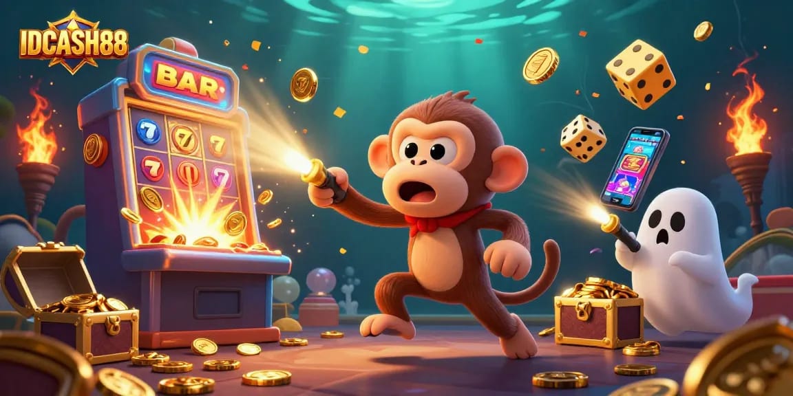 Engage with IDCASH88 and experience a thrilling casino adventure filled with vibrant slot machine riches and playful spirits.
