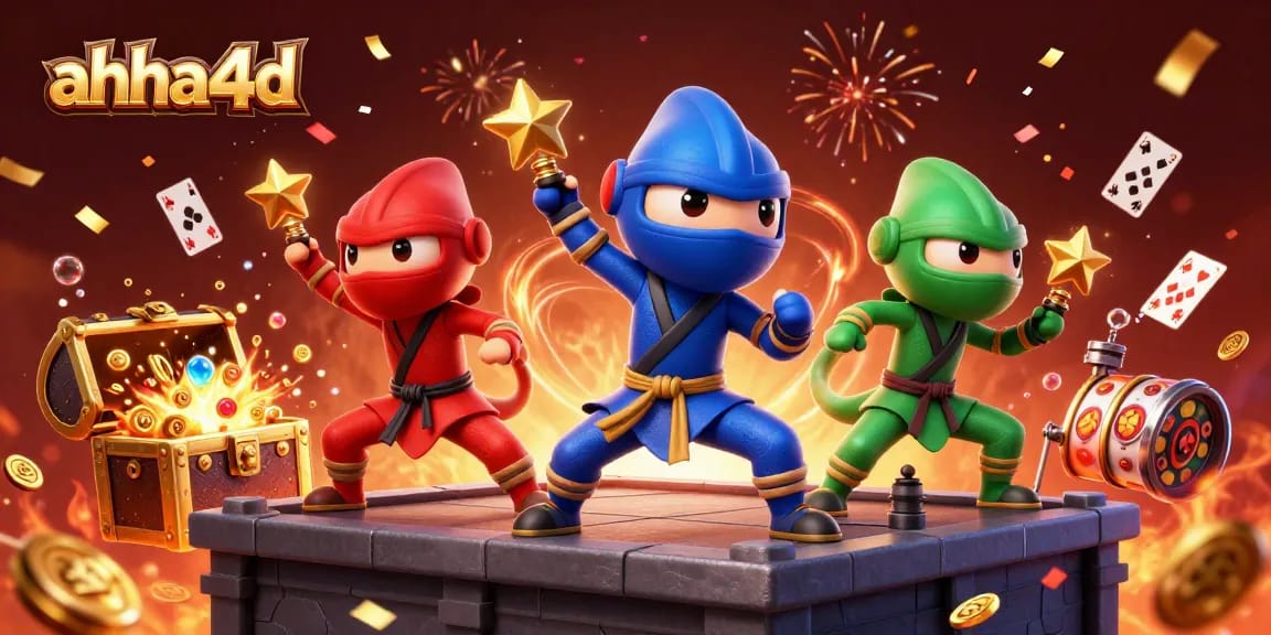 Engage with ahha4d casino excitement as ninja chameleons synchronize moves amidst exploding treasures.