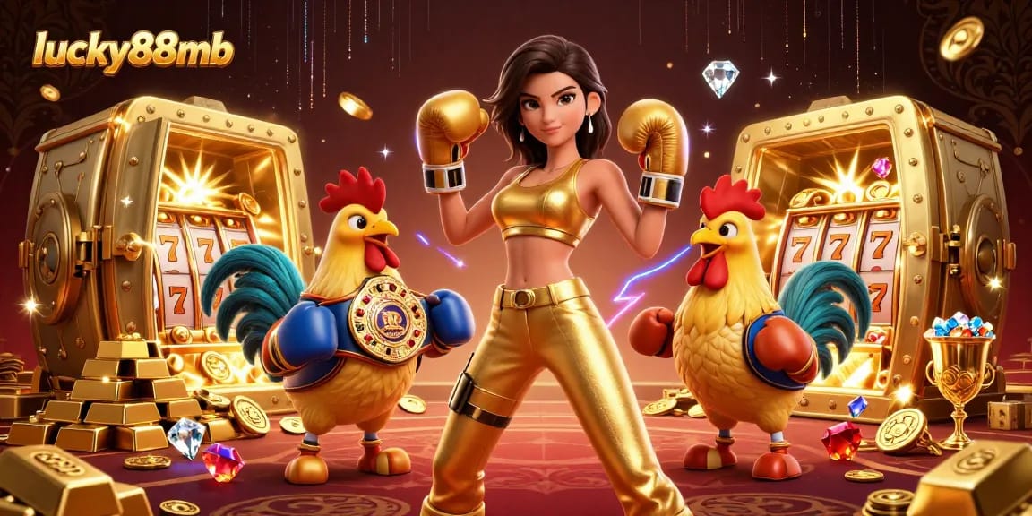 Experience the thrill of live casino gaming with lucky88mb's immersive characters and gold treasures.