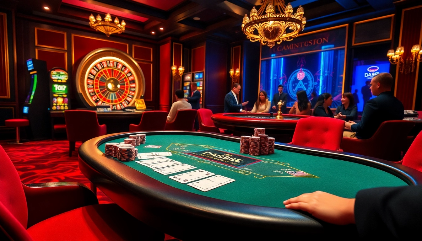 Experience thrilling casino action at da88.london with vibrant poker games and roulette excitement.