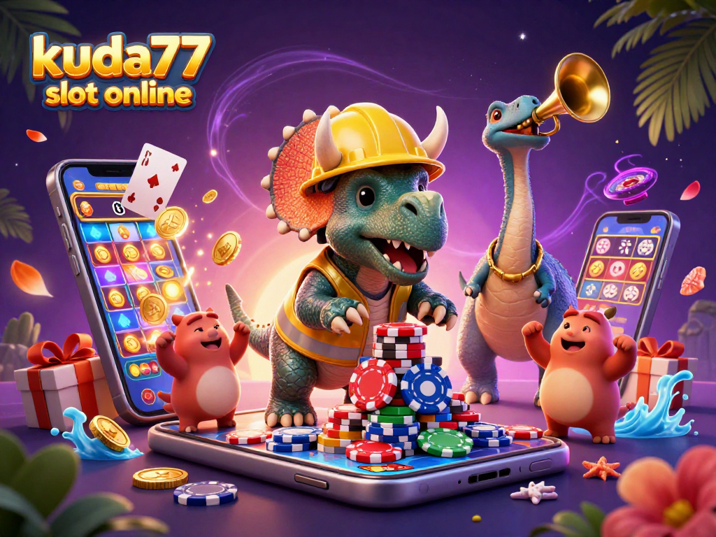 Menangkan kuda77 slot online dengan karakter kartun 3D di arena permainan yang megah.