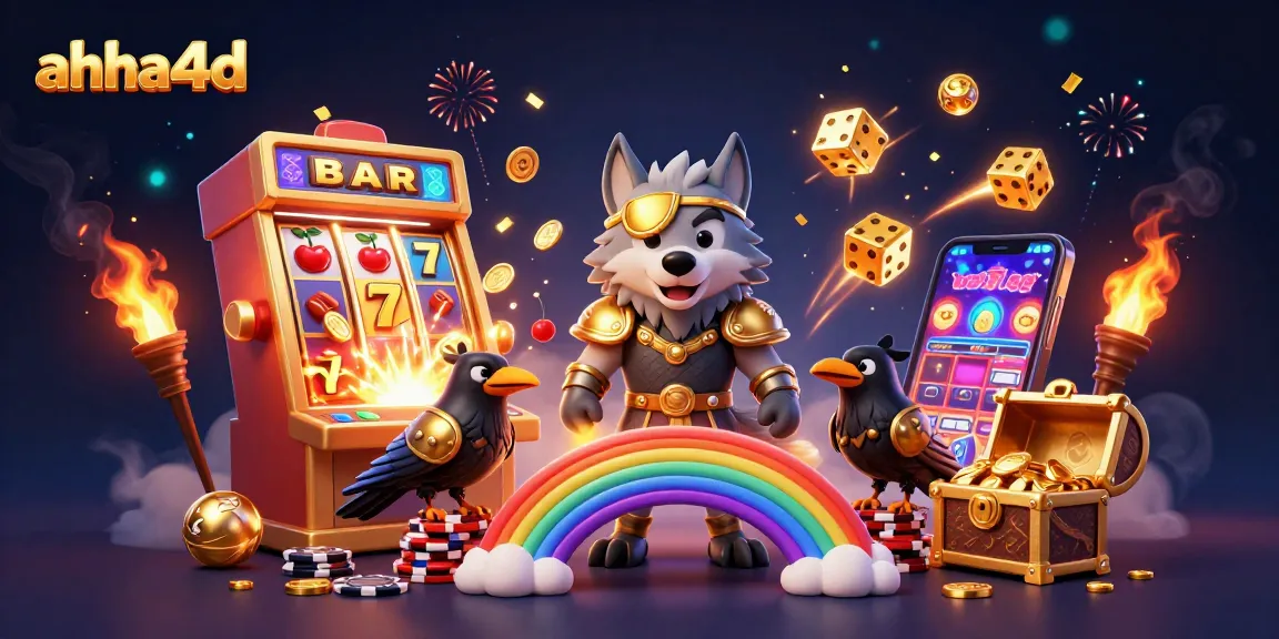 Experience thrilling gameplay with ahha4d as Norse characters lead a jackpot celebration.