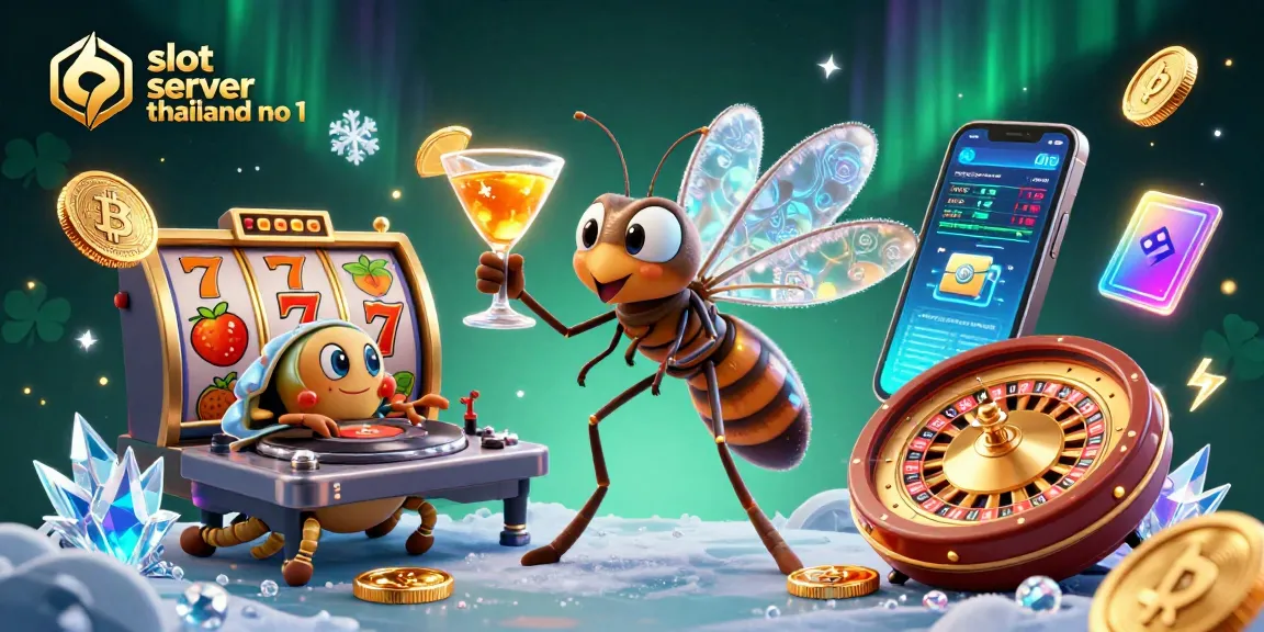 Experience the thrill of the slot server thailand no 1 with an animated casino scene filled with winning elements.