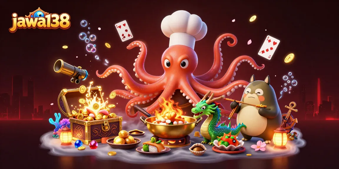 jawa138 menampilkan ilustrasi kasino 3D dengan karakter menarik dan elemen bermain yang kaya