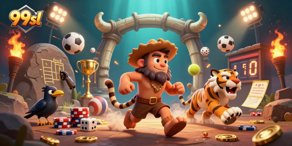 Play popular games and win bonuses at 99sl with lively characters in a dynamic casino setting.
