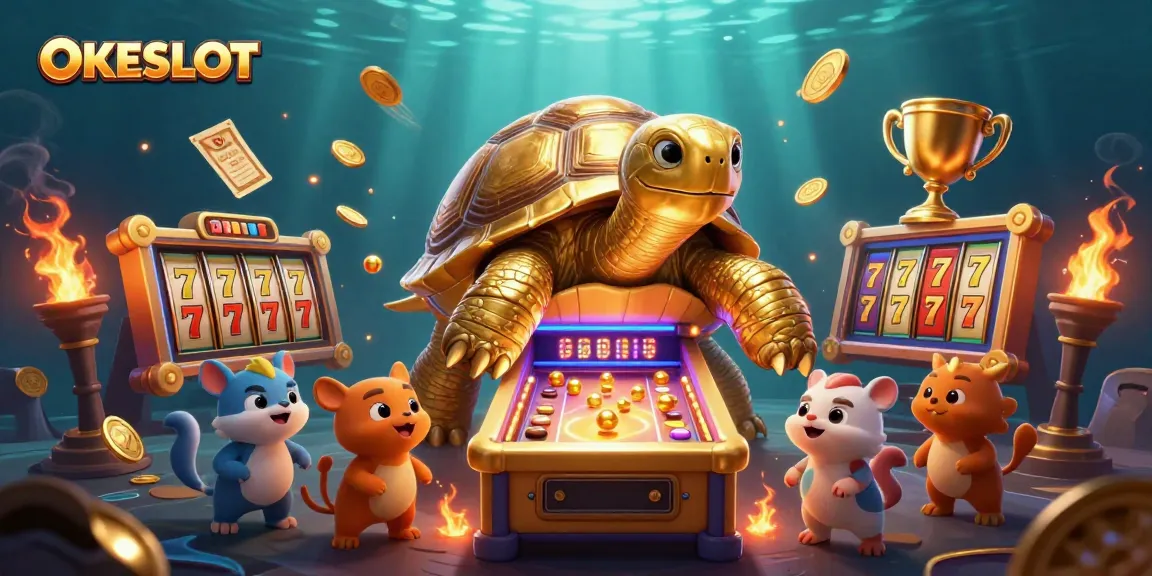 Menangkan permainan slot di OKESLOT dengan simbol keberuntungan dan elemen menarik yang menggoda.