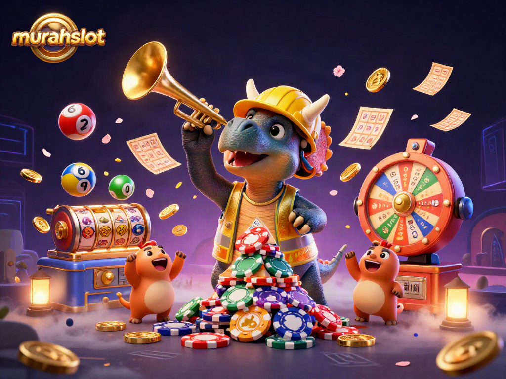 Engage with murahslot for winning slot experiences featuring a vibrant casino scene.