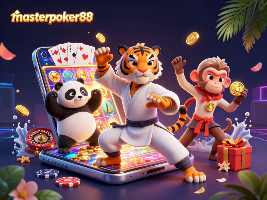 masterpoker88 menginspirasi pemain dengan ilustrasi kasino yang penuh warna dan dinamis.