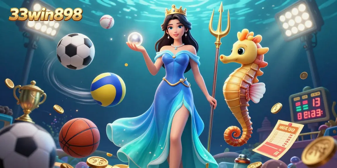 Engage with the exciting world of sports betting at 33win898, featuring vibrant characters and thrilling elements.