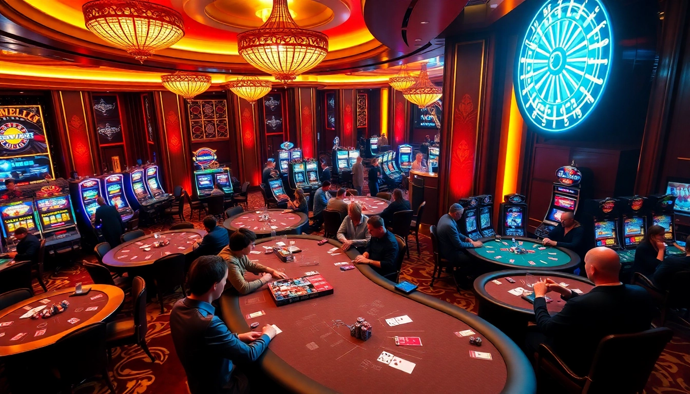 Engaging gamblers at a luxurious GO8 casino, celebrating high-stakes gameplay and strategic wins.