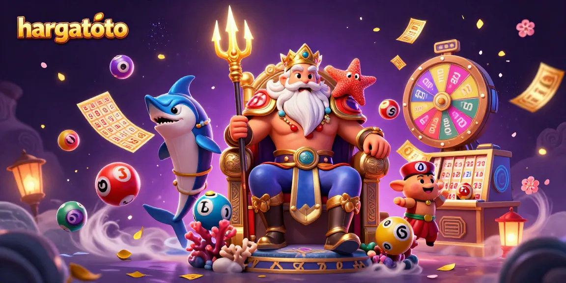 Engage with hargatoto's vibrant lottery atmosphere featuring Neptune, dynamic games, and enchanting details.