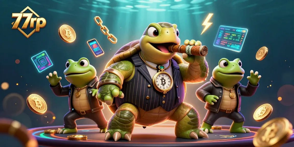 Win big with 77rp's immersive casino experience featuring unique characters and vibrant elements.