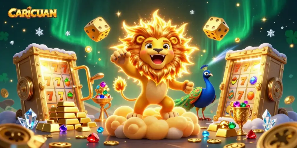 Experience CARICUAN as a vibrant casino world packed with gold, luck, and joy.