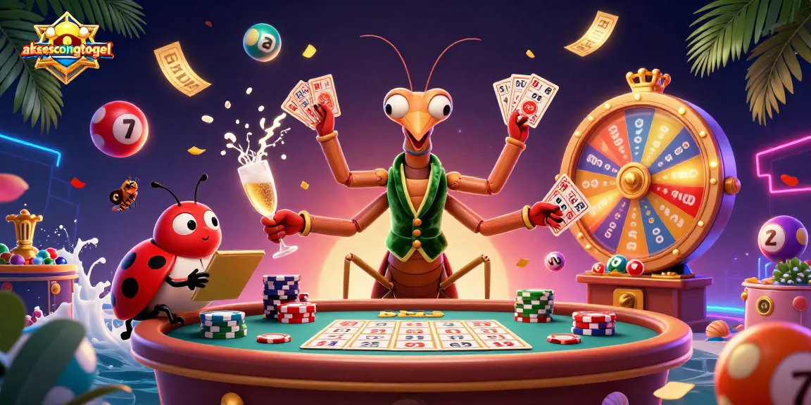 Experience excitement with aksescongtogel as colorful lottery balls and vibrant game elements animate the scene.