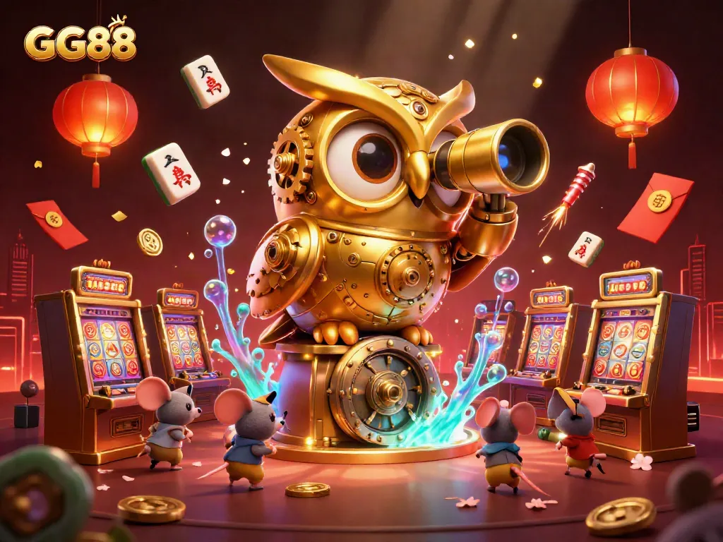 Engage in thrilling gameplay at GG88 with a captivating casino scene showcasing vibrant characters and elements.