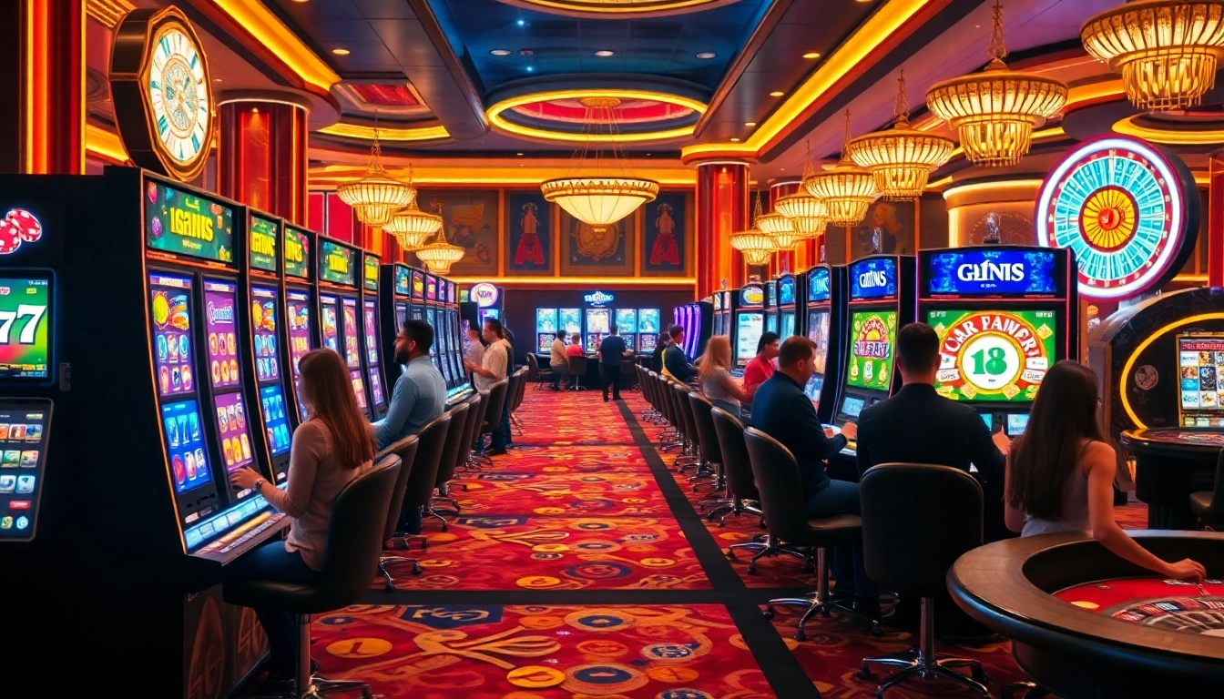 Experience thrilling gameplay at idnslot with dynamic slot machines and vibrant casino atmosphere.