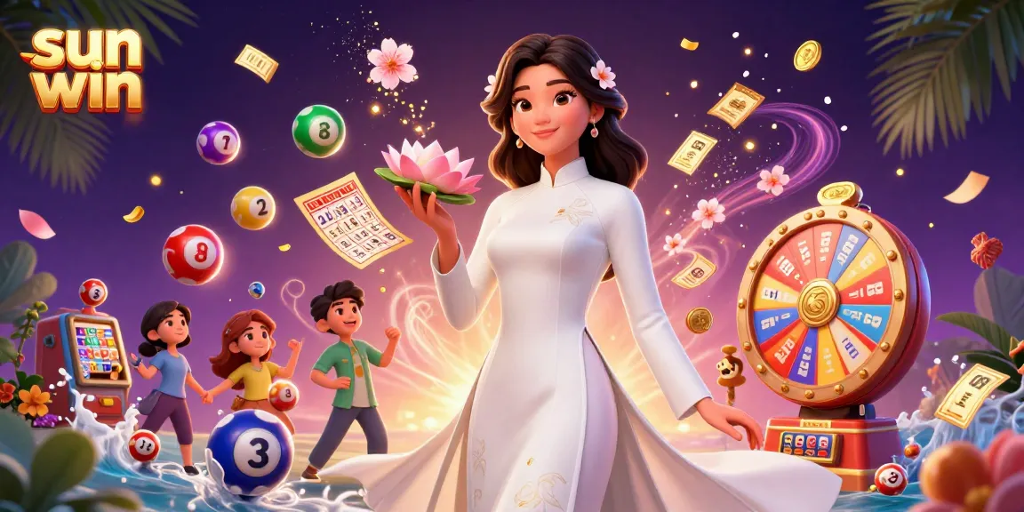 Experience sun win excitement with vibrant casino elements and elegant illustration.