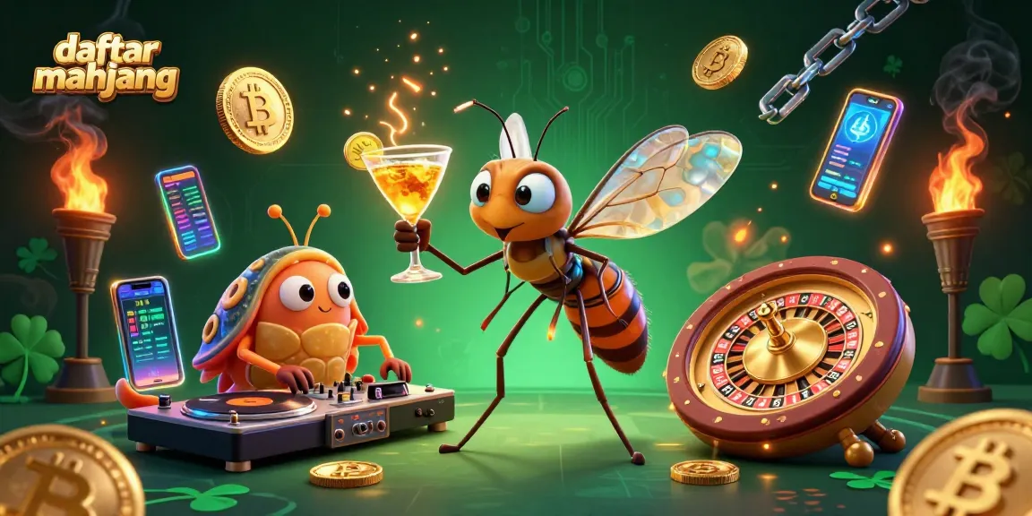 Spin the reels and enjoy the thrill of daftar mahjong with dynamic 3D casino mascots and neon elements.