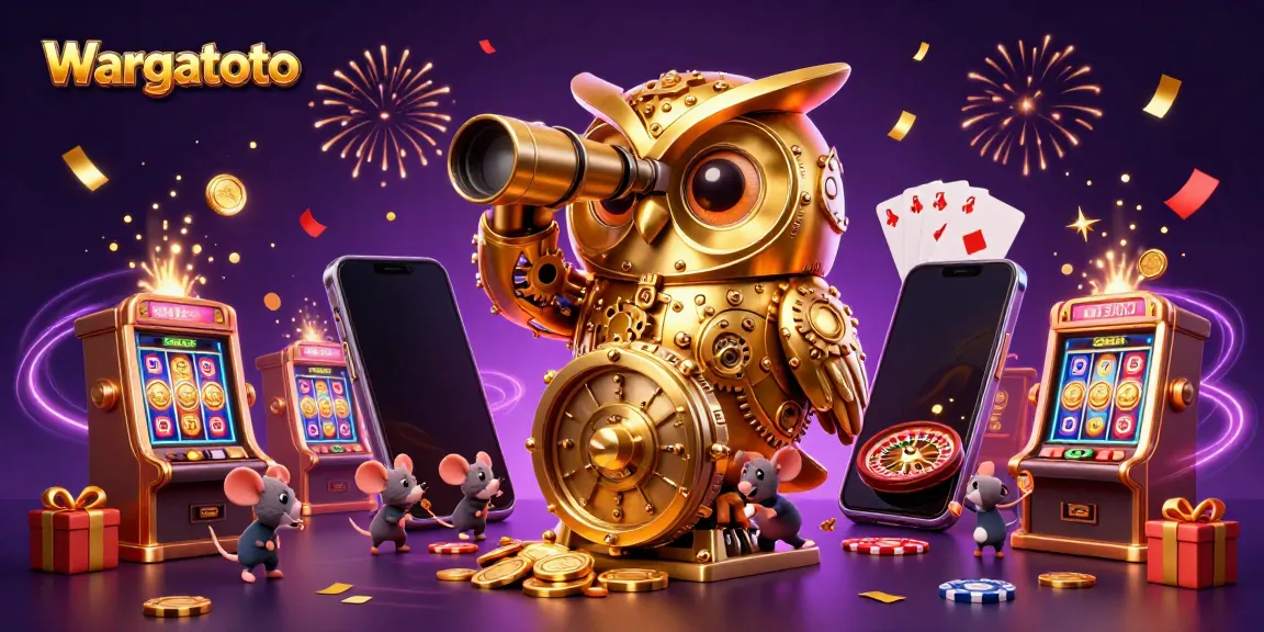 Wargatoto menawarkan pengalaman menarik dengan ilustrasi kasino 3D yang penuh warna dan detail.