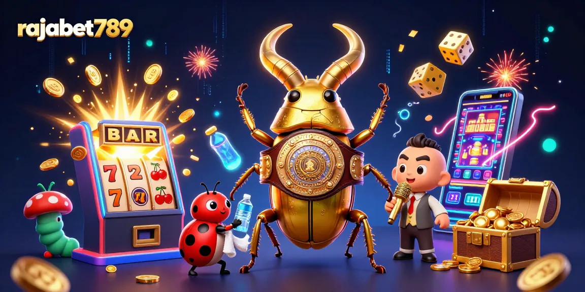 Menangkan jackpot dengan rajabet789 dalam ilustrasi kasino 3D yang menakjubkan dan penuh warna.