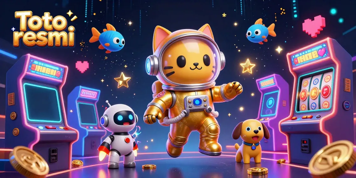 Engage with Toto resmi gaming adventures featuring vibrant 3D characters and slot elements.