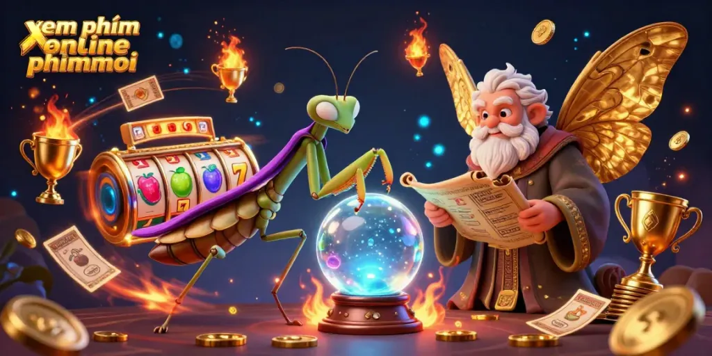 Experience gaming excitement with xem phim online phimmoi featuring animated characters and vibrant casino elements.
