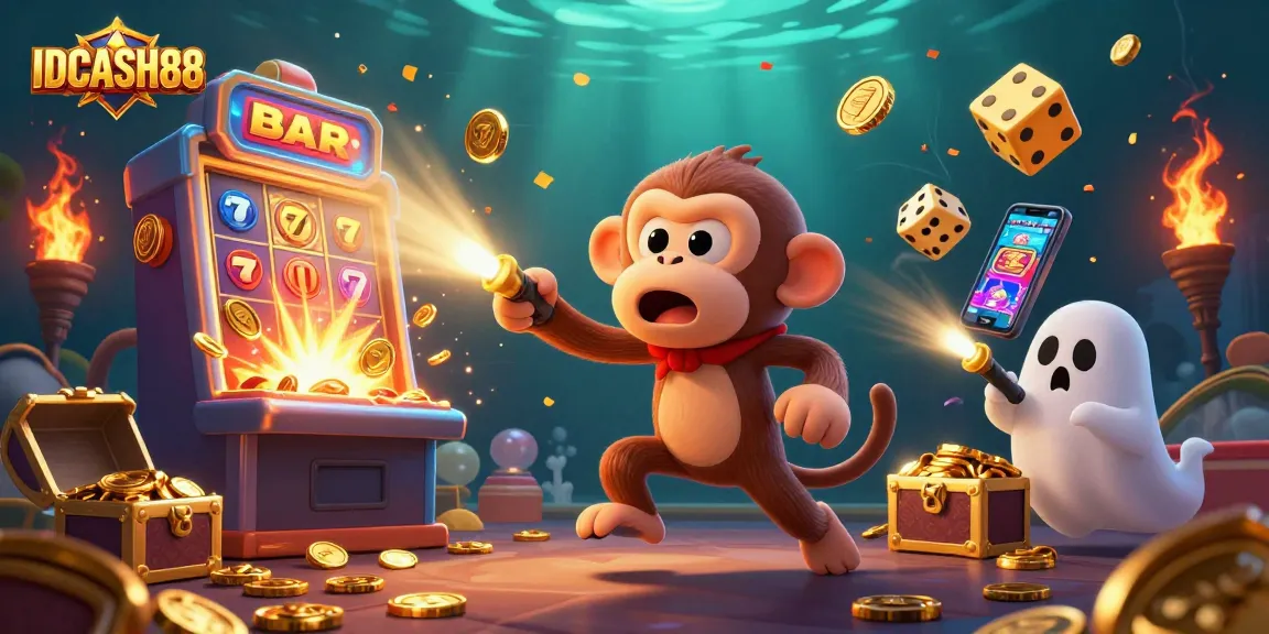 Engage with IDCASH88 and experience a thrilling casino adventure filled with vibrant slot machine riches and playful spirits.