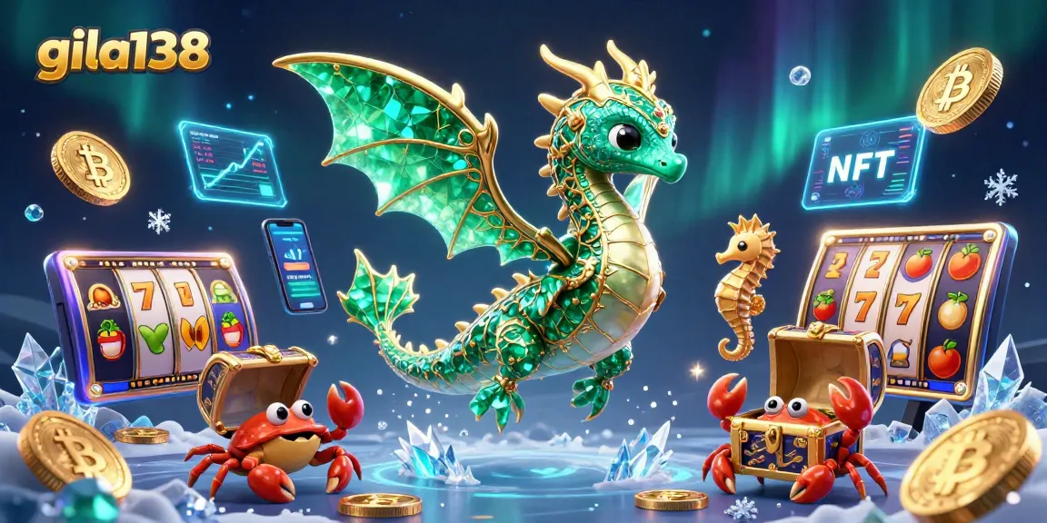 Gila138 menghadirkan petualangan slot yang seru dengan naga laut 3D dan koin kripto mengkilap.