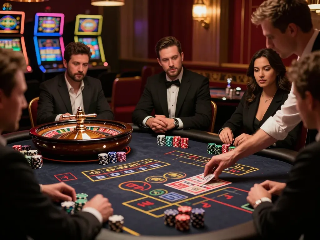 LIGA2000 live casino experience at a roulette table showcasing strategic gameplay and excitement.
