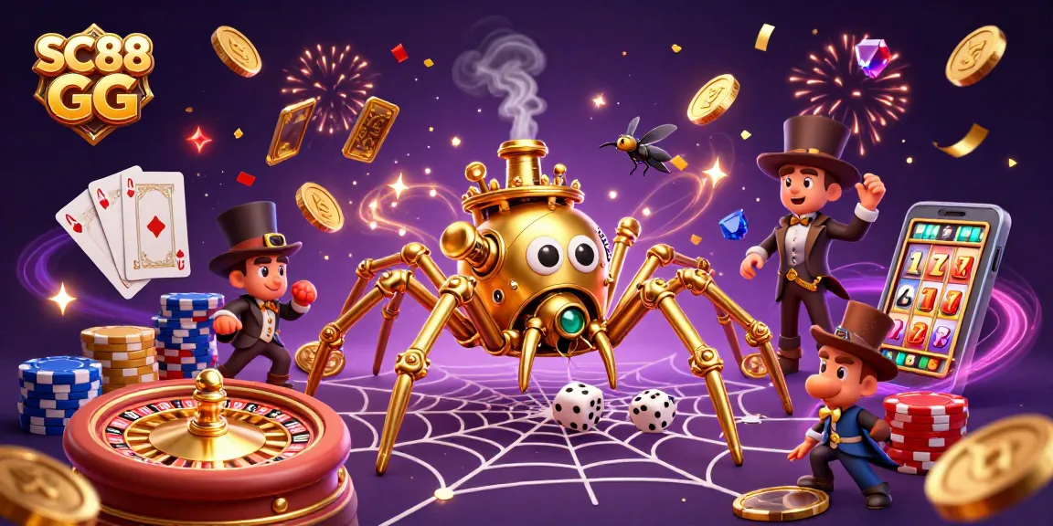 Engage in thrilling gameplay with SC88 GG's dynamic jackpot scene featuring 3D elements.