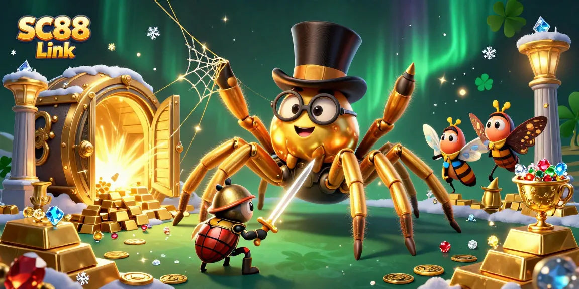Engage with SC88 Link: Experience thrilling casino adventures with golden treasures and vibrant characters