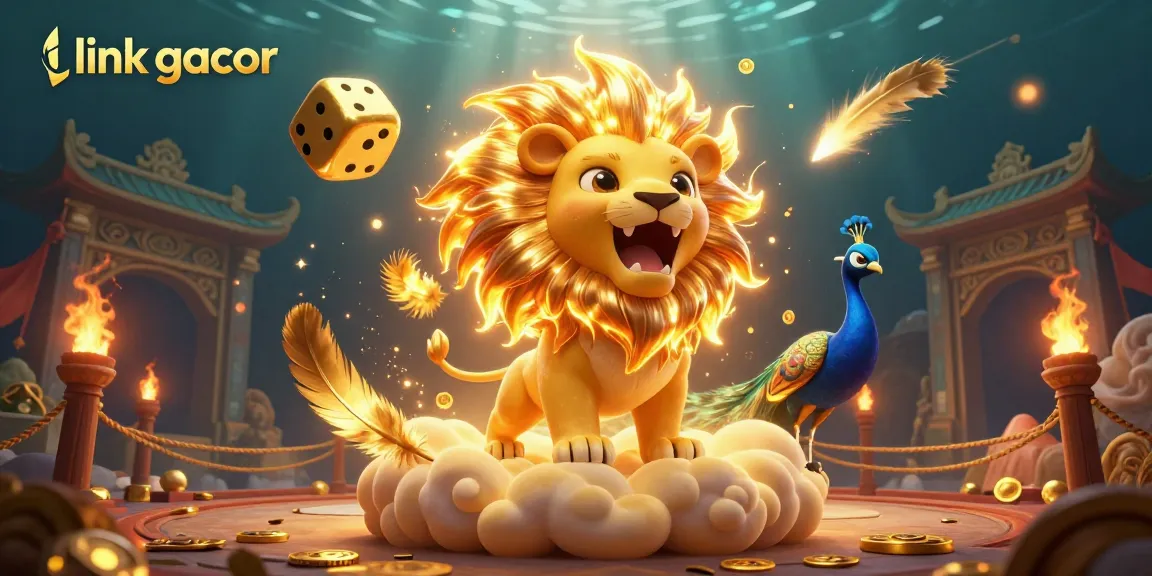 Engage with the slot gacor experience, showcasing vibrant casino-themed 3D characters and dynamic game elements.