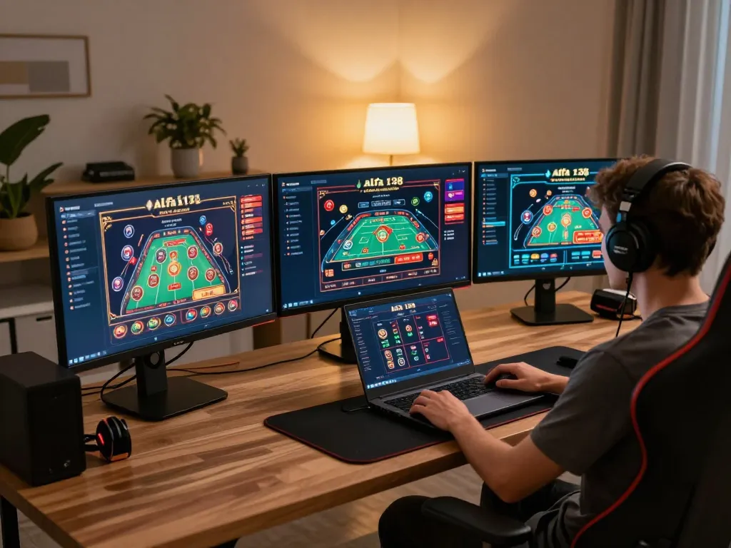 Sesi menarik di kasino online alfa 138, menampilkan pengaturan permainan modern.