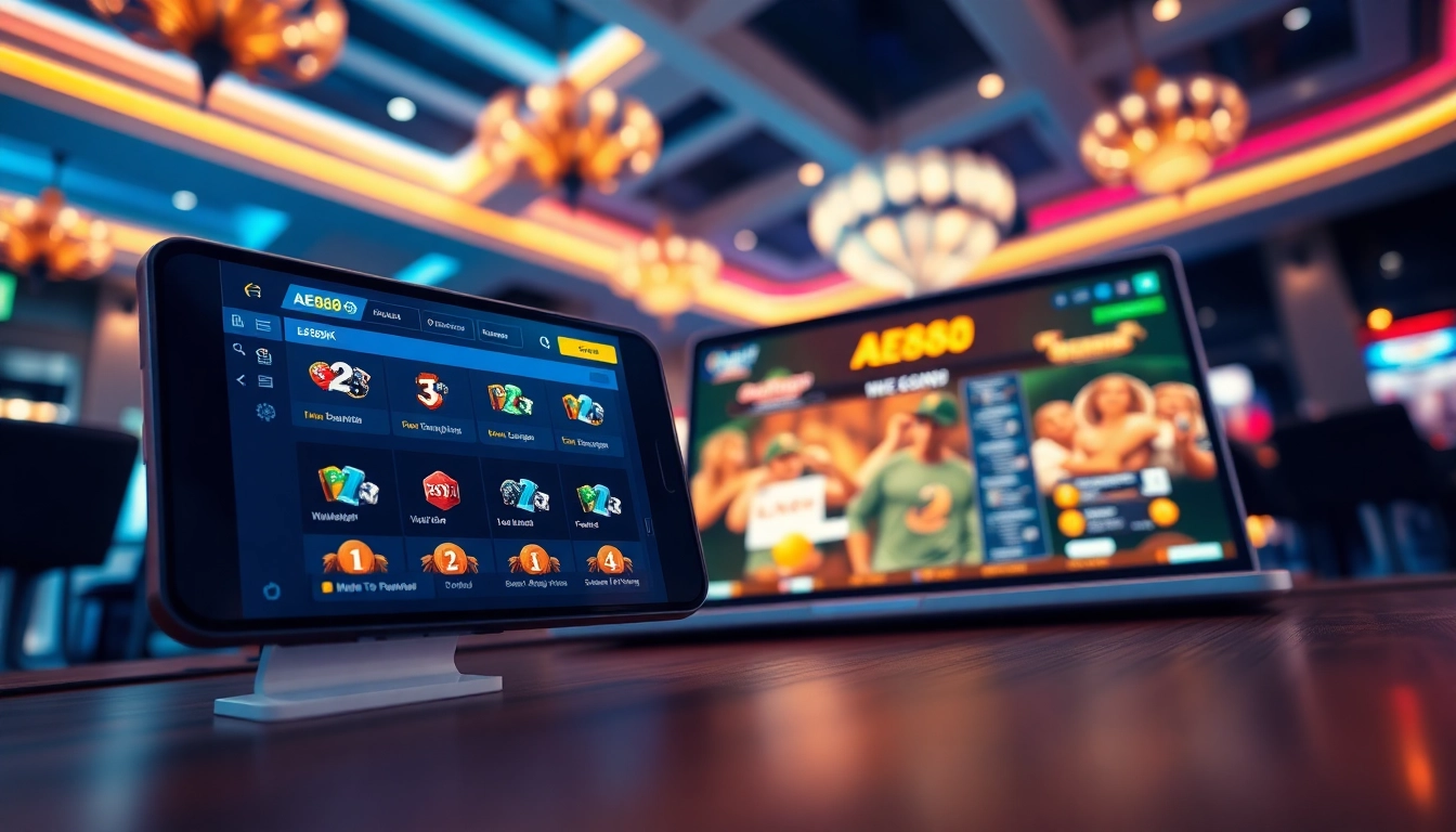 Experience the thrill of online betting at Nhà cái AE888 with a sleek, modern interface.