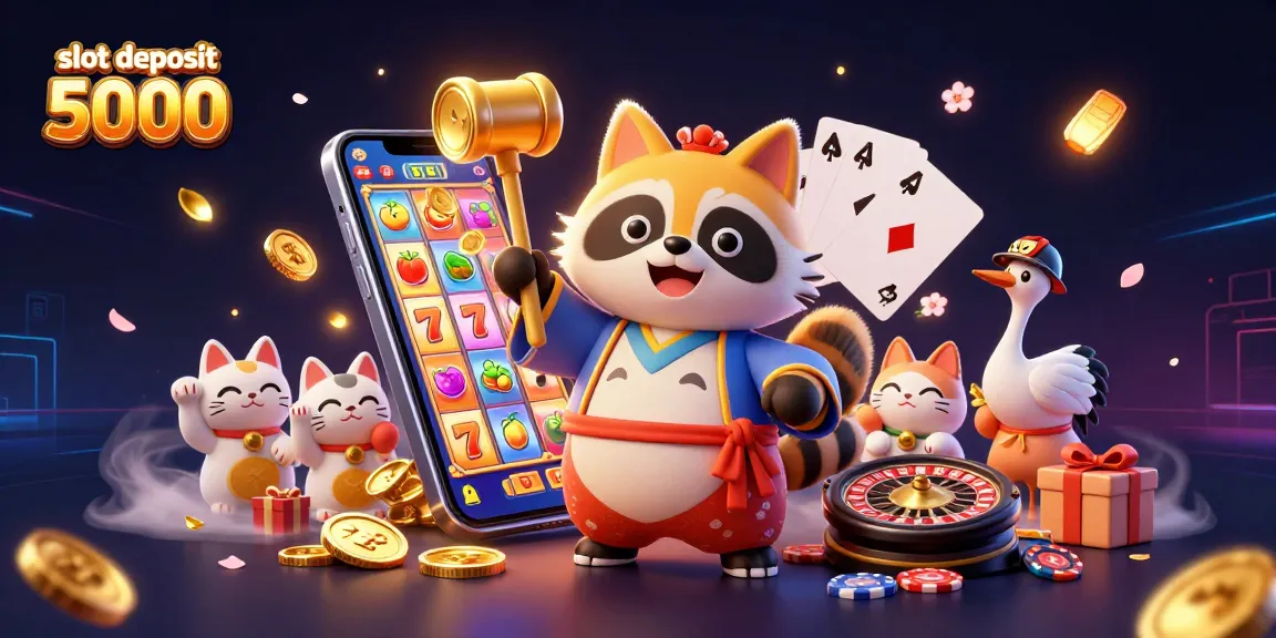 Engage with slot deposit 5000 and experience endless fun with vibrant 3D casino elements.