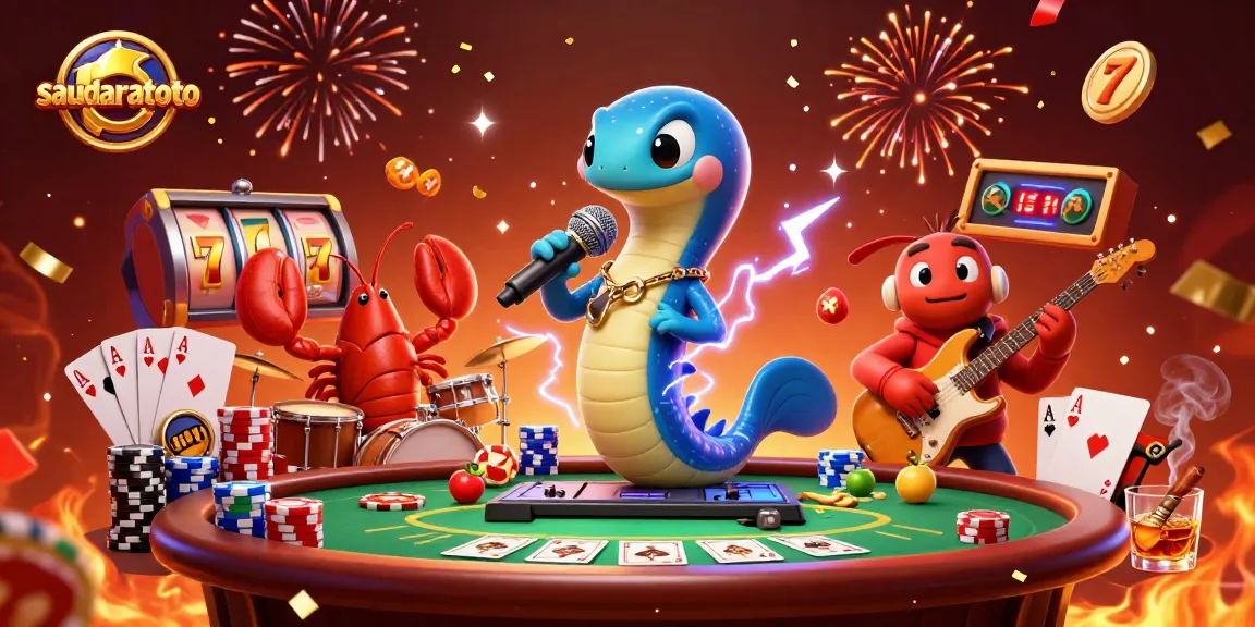 Menggoda keberuntungan di SAUDARATOTO dengan ikan belut DJ dan band pendukung, penuh warna warni slot dan poker.