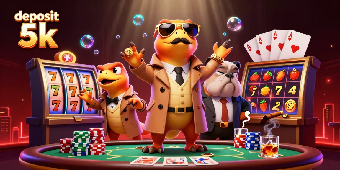 Menangkan dengan deposit 5k di slot online berlisensi dengan bonus menarik.