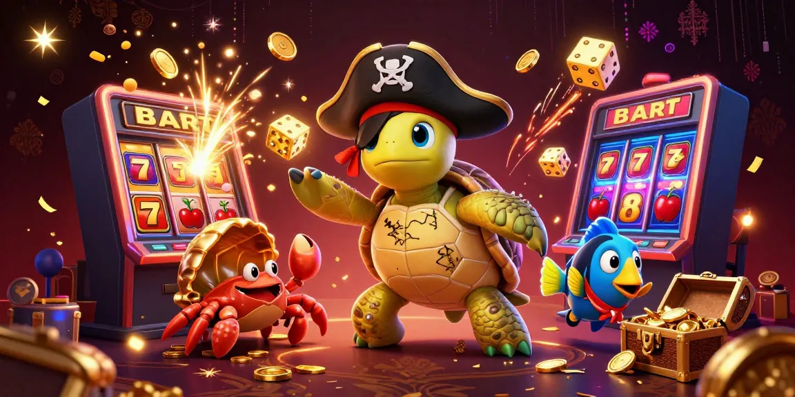 Engage in thrilling gaming with sun-themed characters celebrating wins around a dynamic casino scene.