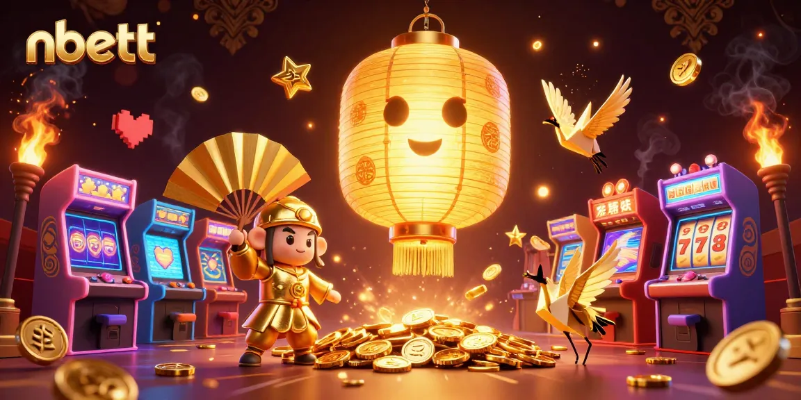 Experience the excitement of nbett's lively casino games surrounded by whimsical 3D elements.