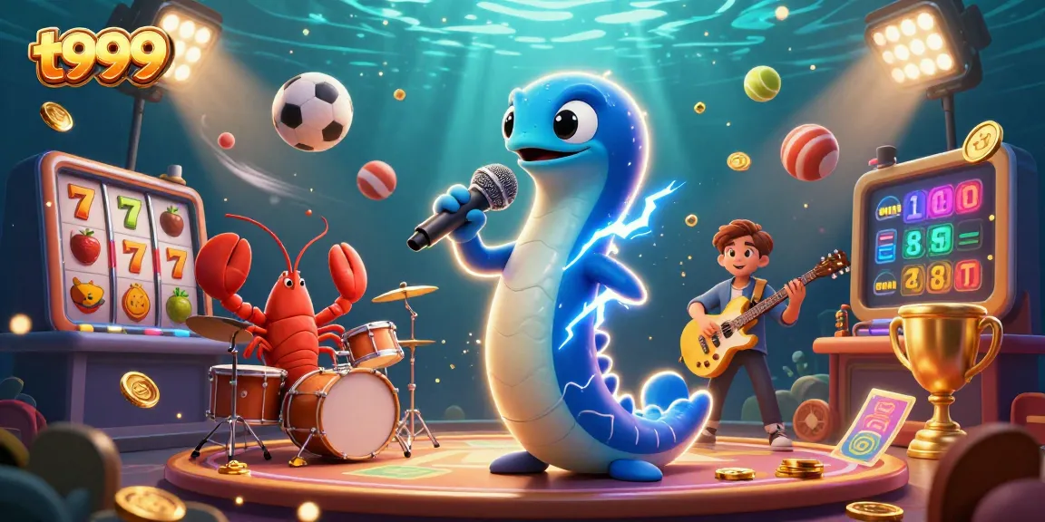 Engage in exhilarating gameplay at t9999 with vibrant underwater casino visuals featuring dynamic characters and elements.