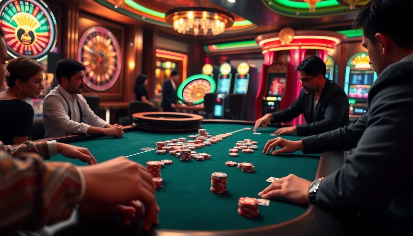 Playing Dominoqiu at a luxurious poker table with high-quality chips and cards