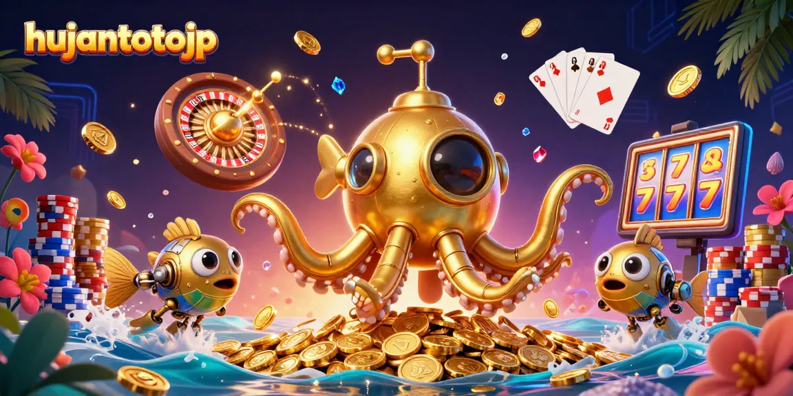 Memenangkan jackpot di hujantotojp dengan mesin slot dan permainan kasino yang menarik