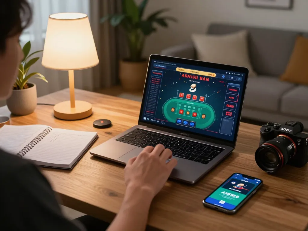Engaging in live dealer blackjack on alo88 eu com in a cozy home setup