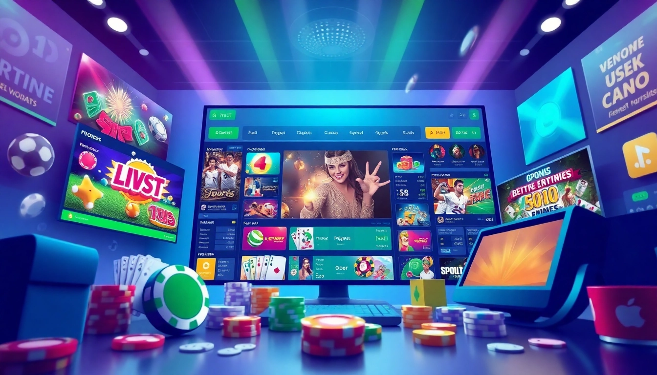 8kbetbh.com interactive online betting platform, showcasing vibrant casino and sports gaming elements.