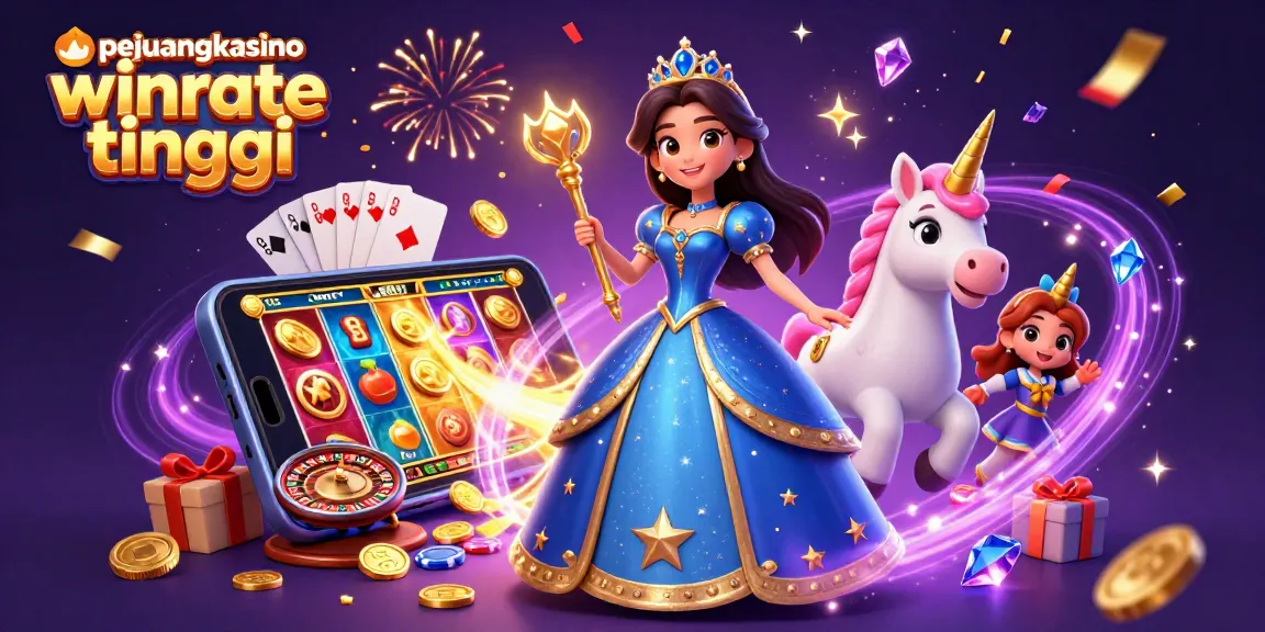 Rasakan sensasi kemenangan dengan pejuangkasino winrate tinggi yang ditampilkan dalam suasana kasino yang hidup ini.